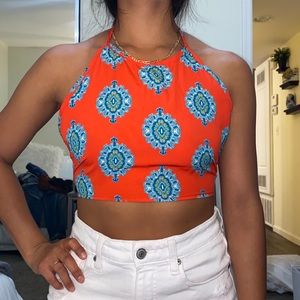 Halter crop top